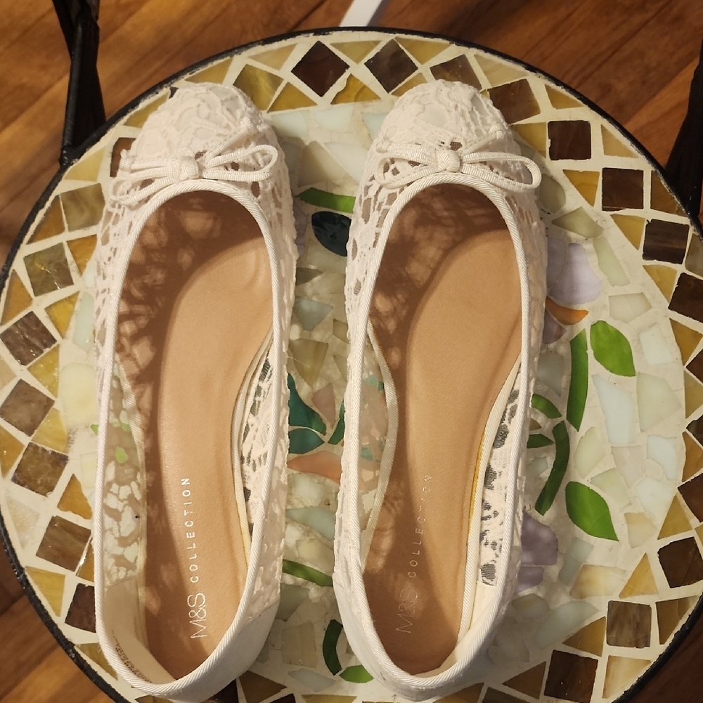 Cream Quilted Ballet Flats for Everyday Elegance